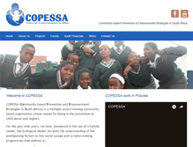 Tablet Screenshot of copessa.co.za